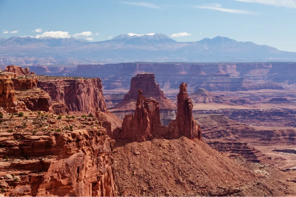 Scenic view of Canyonlands on grand circle adventure excursion booked with acx travel.